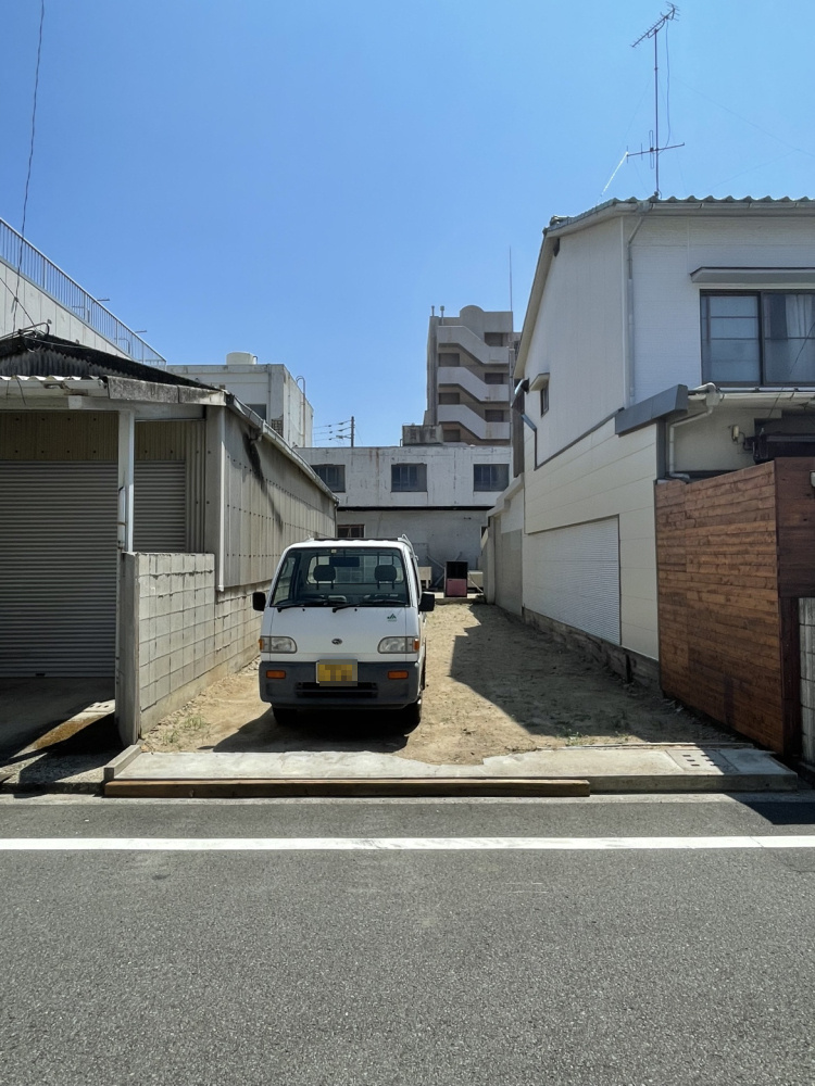三津3丁目土地の外観|北側正面から撮影した写真です