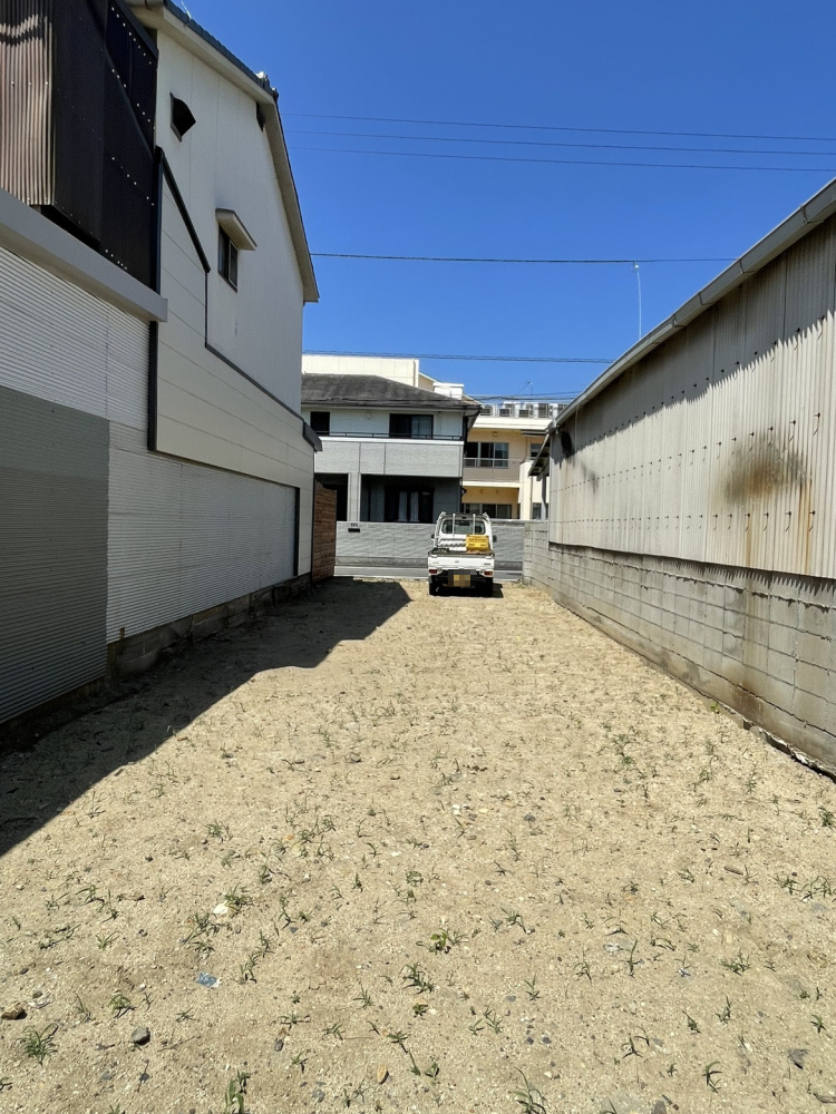 三津3丁目土地の外観|南側正面から撮影した写真です