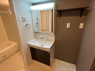 【洗面所】 | 仮称）天童市東久野本２丁目新築アパート | 洗面（イメージ）