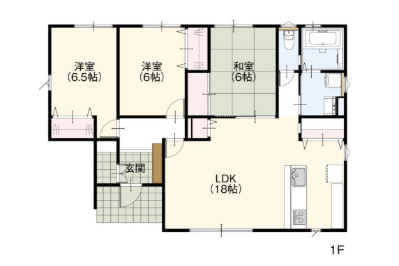 【間取り】 | 高崎市吉井町本郷　平屋住宅