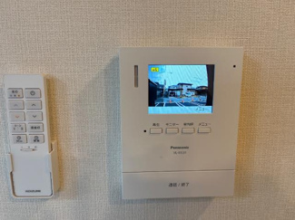 【内装】 | 仮称）天童市東久野本２丁目新築アパート | カメラ付きモニターフォン（イメージ）