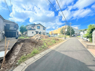 【前面道路含む現地写真】 | ◆◇川崎市宮前区東有馬５丁目　建築条件なし売地◇◆ | ◆ハウスメーカーや工務店のご紹介もお任せください。