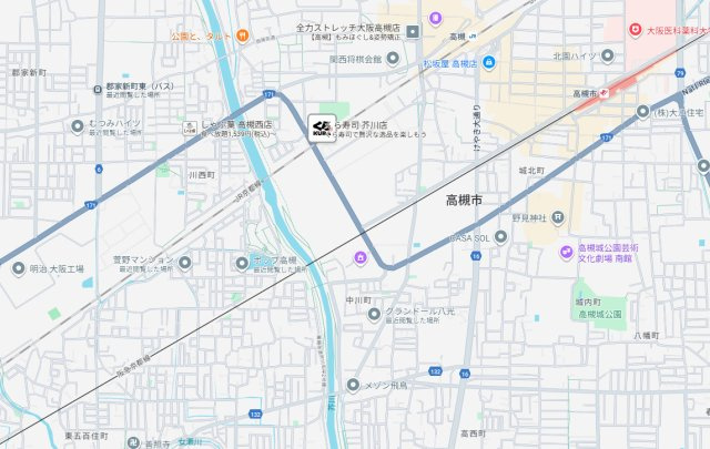グランドール八光の地図