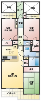 【間取り】 | ネオハイツ都賀