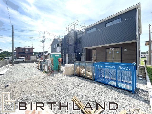 新築戸建・建売　南相馬市鹿島区西町　CRADLE GARDEN　全3棟の前面道路含む現地写真