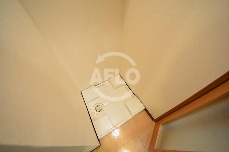 レインボーコート谷町五の洗面所|レインボーコート谷町五　室内洗濯パン