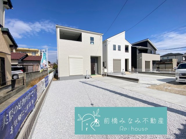 高崎市上中居町第4　３号棟(全３棟)　リーブルガーデン　新築建売分譲の外観|外観もきれいです