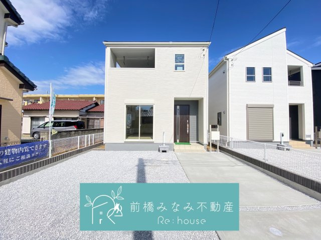 高崎市上中居町第4　３号棟(全３棟)　リーブルガーデン　新築建売分譲の外観|外観もきれいです