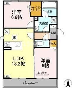 D-ROOM大川の間取り
