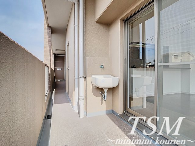 クレアシティ新石切のバルコニー