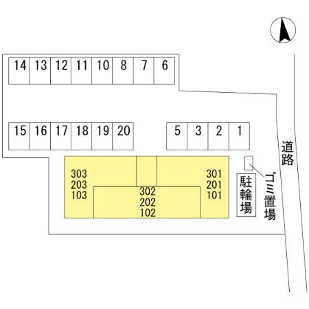 ヴィクトリア　エディの区画図