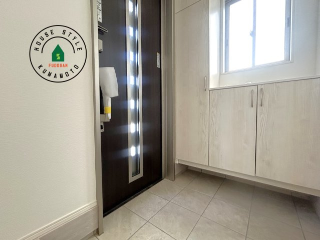 熊本市西区谷尾崎町第1-2棟（1号棟）　の内観：施工例|二重ロックでしっかり防犯対策ができます。