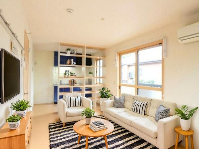 ヴィラセジュールの居間・リビング|CGで家具等を配置したものです。実際に家具等は含まれません。