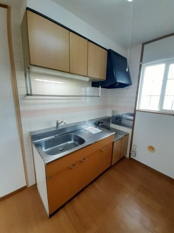 グリーンヒル山下　Ａのキッチン|２口コンロ設置可能です★