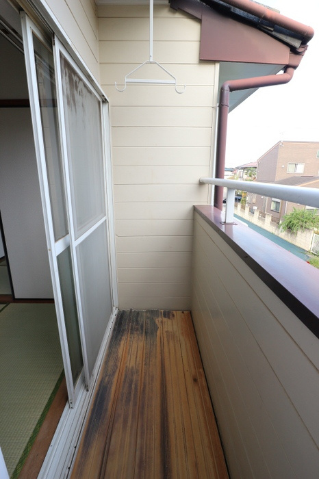 グリーンハウスのバルコニー