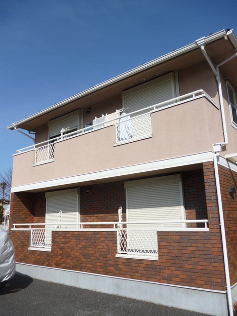 パステルツインズの外観|閑静な住宅街