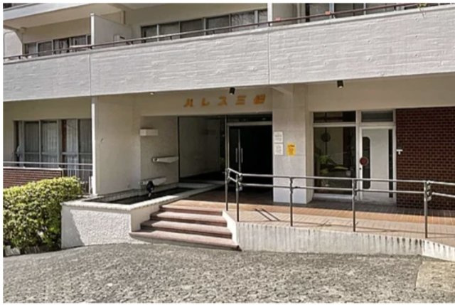 ★仲介手数料無料★パレス三條（目黒区アドレス。4路線利用可能な「目黒」駅から徒歩5分の好立地に建つヴィンテージマンションです）のエントランス