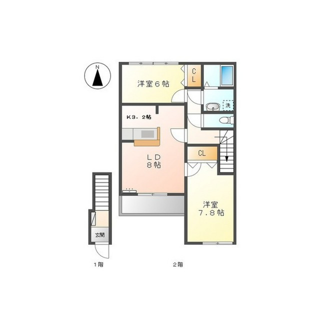 カインド・リバレインの間取り