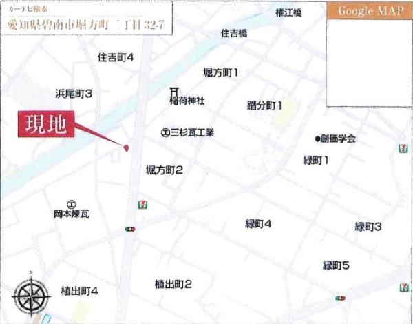 碧南第64掘方町　全1棟・1号棟のその他|交通アクセス図です。