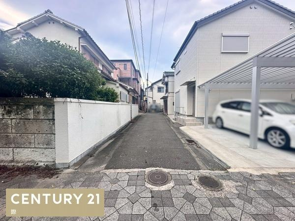 和歌山市餌差町1丁目　土地の前面道路含む現地写真