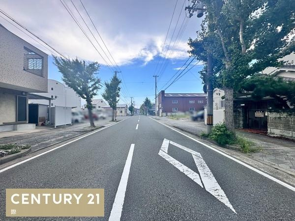 和歌山市餌差町1丁目　土地の前面道路含む現地写真
