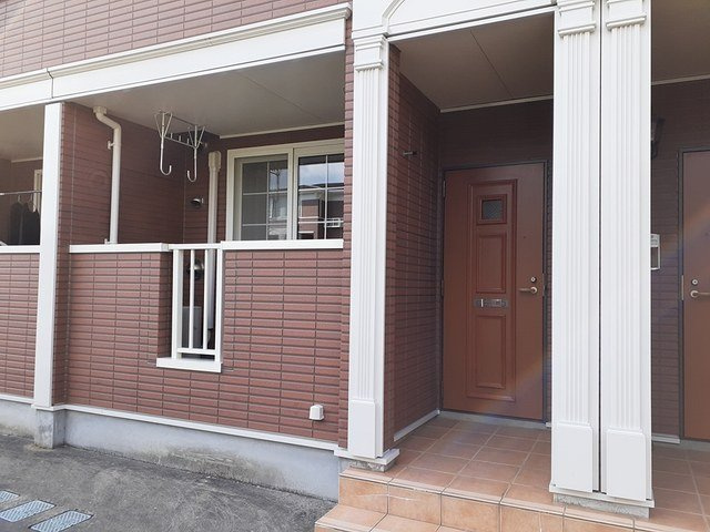 グランデ新田Ｂのエントランス