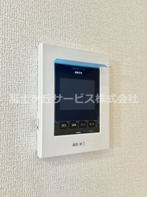 【セキュリティ】 | 富士宮市宮原 新築一戸建て 2号棟 | TVモニター付きインターフォンです