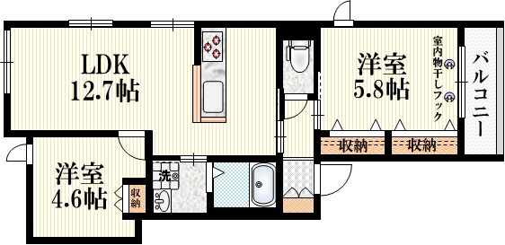 ララ吉祥寺通りの間取り