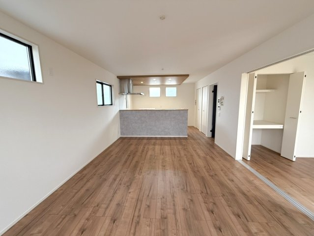 岡山市南区大福　2期の居間・リビング|◆LDKは17.0帖ありゆったり過ごせます。