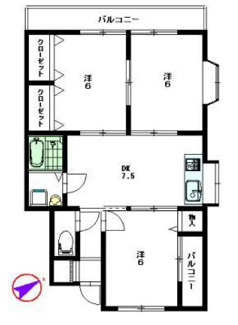 【間取り】 | 室内写真は前回募集の別室につきイメージです