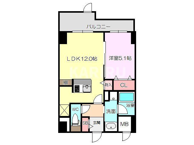 クロシェット関目 の間取り