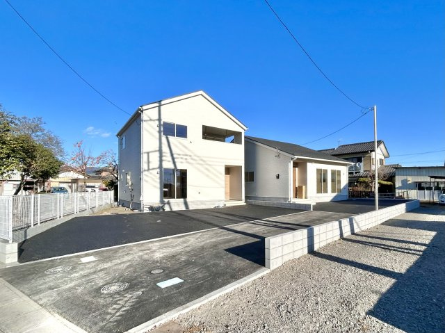 【新築戸建】高崎市下里見町第1　の外観|■外観（1号棟）｜今から見たい！大歓迎です♪お気軽にお問い合わせください♪オウチ探しは木ノ葉プランニング♪