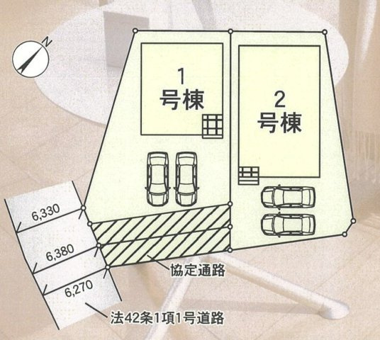 【新築戸建】高崎市下里見町第1　の区画図|■区画図