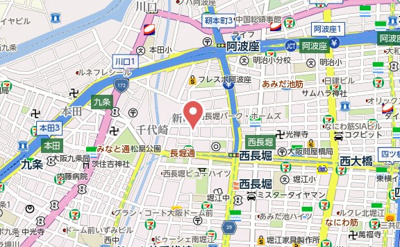 【地図】 | アーバネックス新町Ⅱ