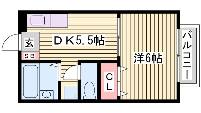 プラムKの間取り