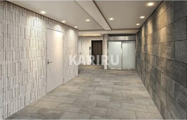 コンフォリア・リヴ大阪本町のロビー