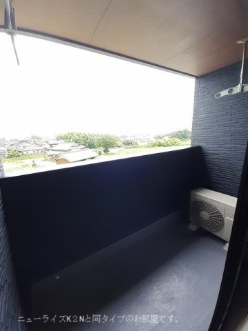 シャトー・グリーンⅢのバルコニー