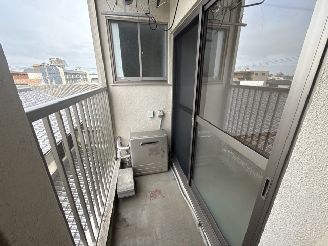 たくみマンションのバルコニー