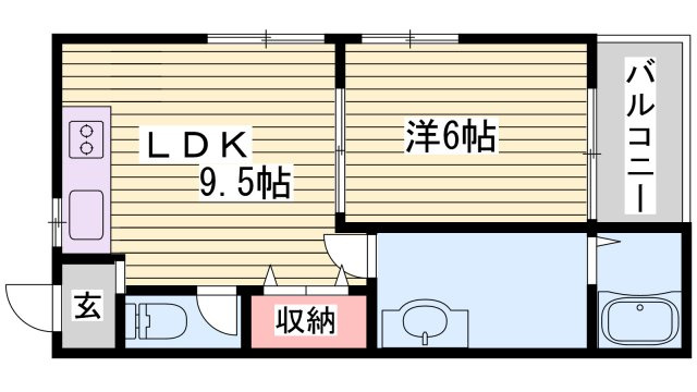たくみマンションの間取り