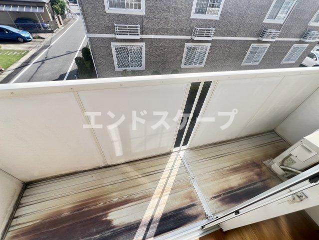 ミレニアムＡのバルコニー|高崎、前橋のお部屋探しはエンドスケープまで！お客様の理想お聞かせ下さい♪