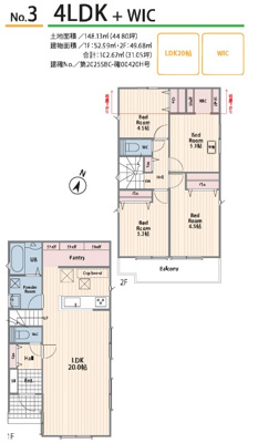 【区画図】 | 大和市中央林間西5丁目 新築戸建 全3棟