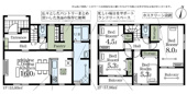 越谷市弥栄町1丁目　新築分譲住宅　全１棟の画像
