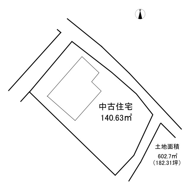 高岡町下倉永池内の区画図