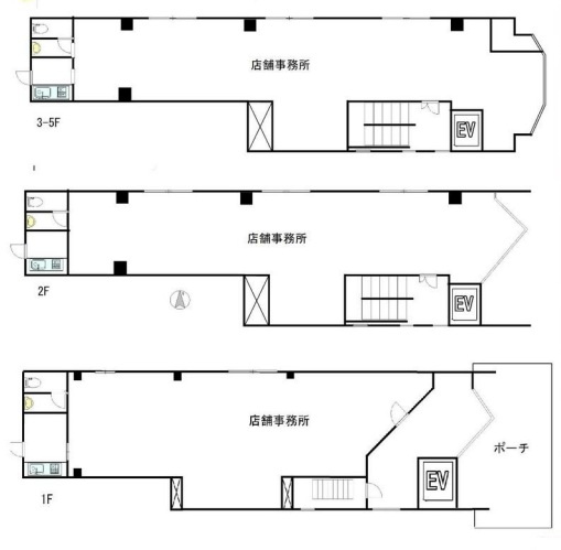 春日部市粕壁東１丁目のビルの間取り