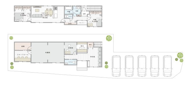 醍醐西大路町　建築条件無し売り土地の地図|店舗・住宅プラン