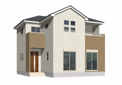 【外観パース】 | 北九州市八幡西区上上津役4丁目1期1号棟 | 外観パースです