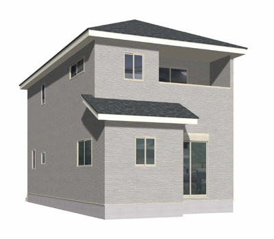 【外観パース】 | 北九州市八幡西区町上津役西1丁目2期2号棟 | 外観パースです