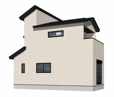 【外観パース】 | 北九州市八幡西区町上津役東2丁目4期4号棟 | 外観パースです