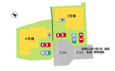 【区画図】 | 北九州市八幡西区町上津役東2丁目4期4号棟