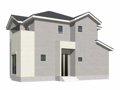 【外観パース】 | 遠賀郡芦屋町正門町1期1号棟 | 外観パースです